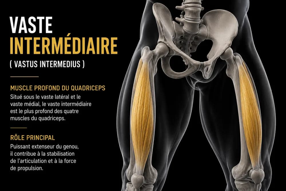 Schéma anatomique — Vaste intermédiaire