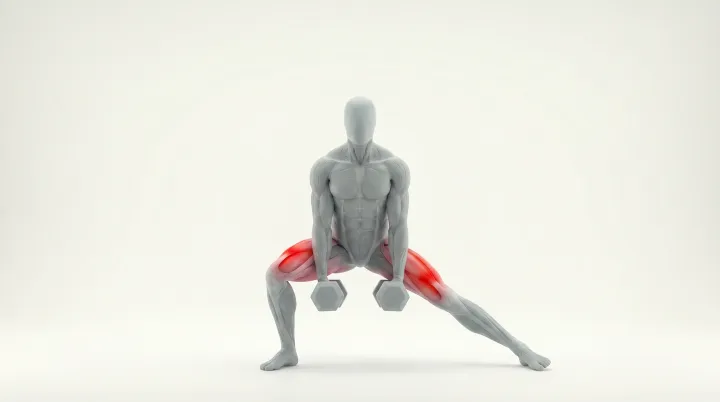 Cossack squat (squat latéral)