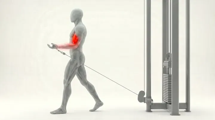 Curl biceps Bayesian (poulie basse)