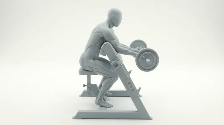 Curl pupitre à la barre EZ