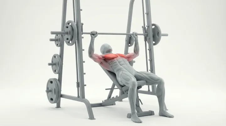 Développé incliné Smith machine