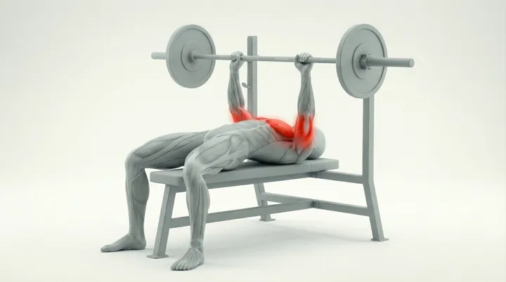 Développé serré (close-grip bench press)
