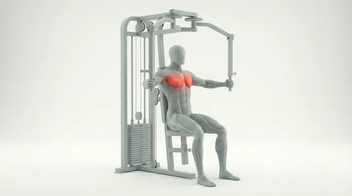Écarté à la machine (pec deck)