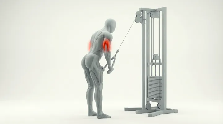 Extension triceps à la corde