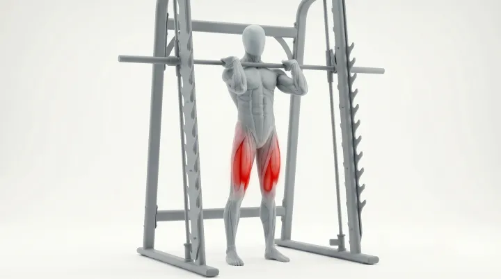 Front squat Smith machine