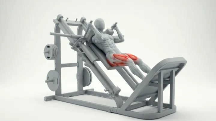 Hack squat à la machine