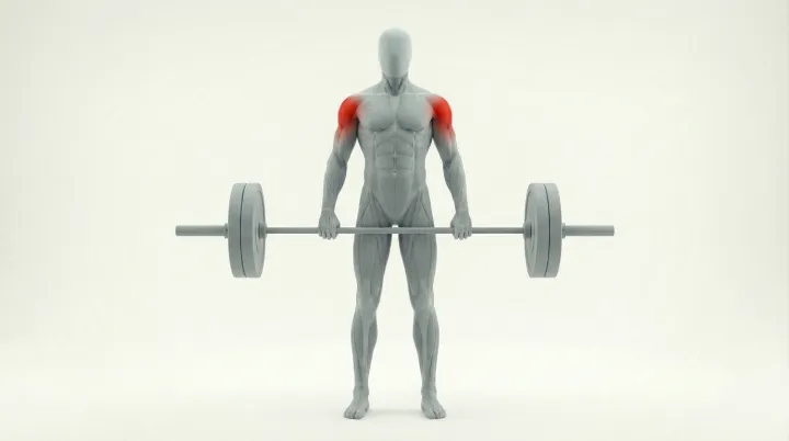 Hang clean à la barre