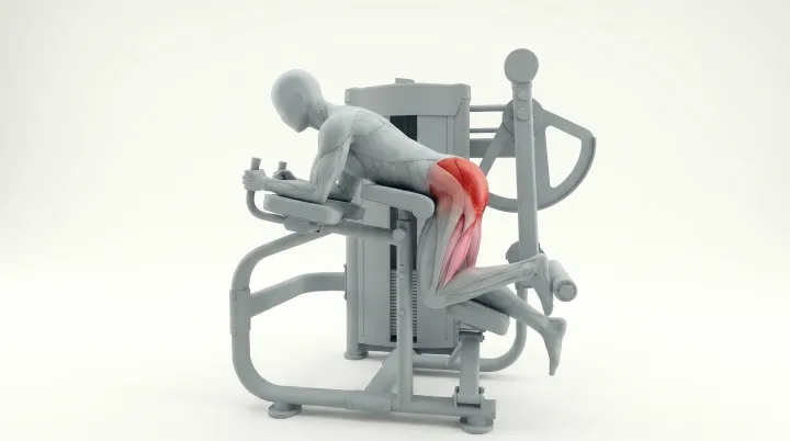 Kickback fessier à la machine