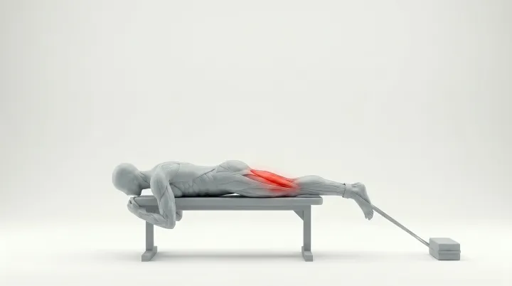 Leg curl à l’élastique