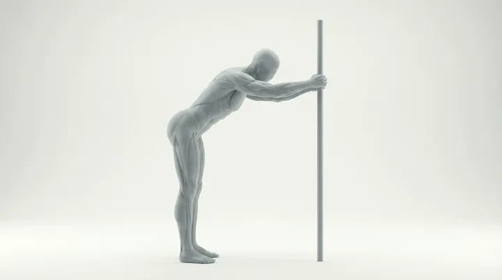 Mollets buste penché (donkey calf raise)