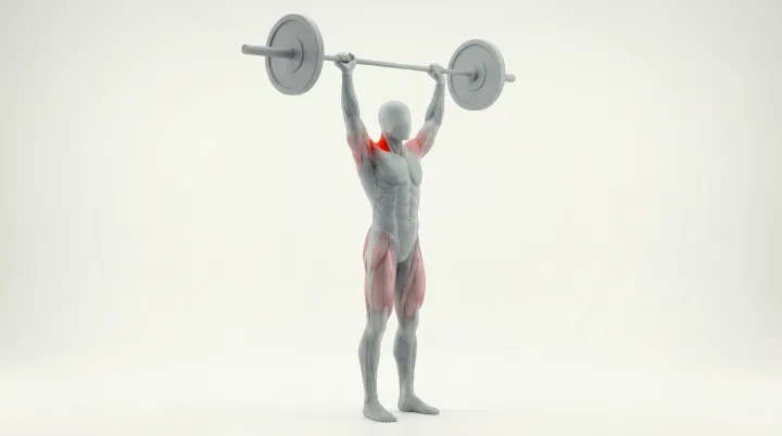 Push jerk à la barre