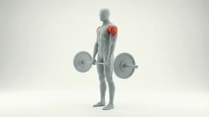 Rowing menton (upright row)