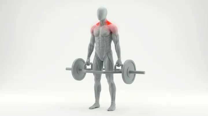 Shrugs à la trap bar
