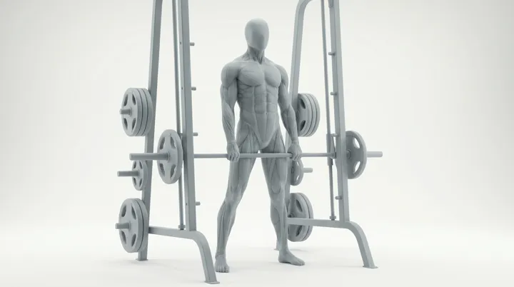 Soulevé de terre roumain sumo Smith machine