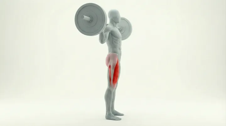 Squat back (barre haute)