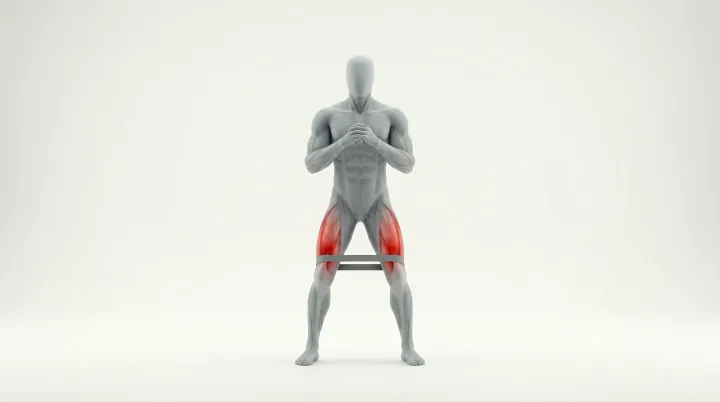 Squat à l’élastique