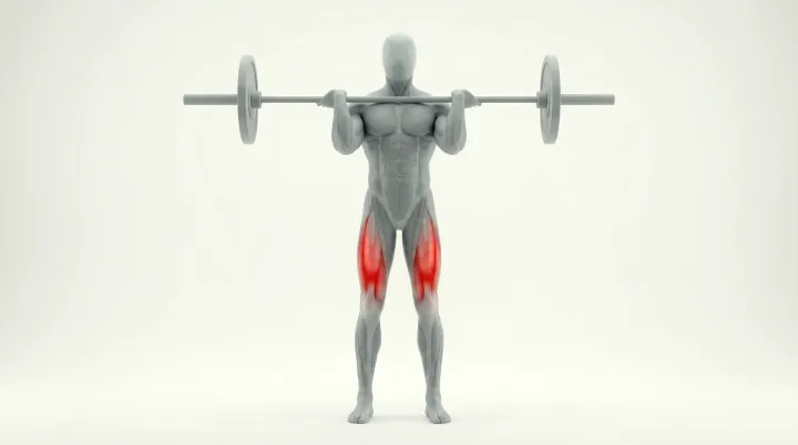 Squat front (barre avant)