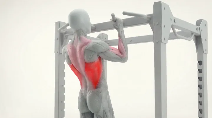 Traction prise neutre (commando pull-up)