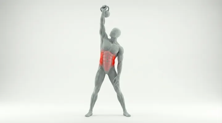 Windmill au kettlebell