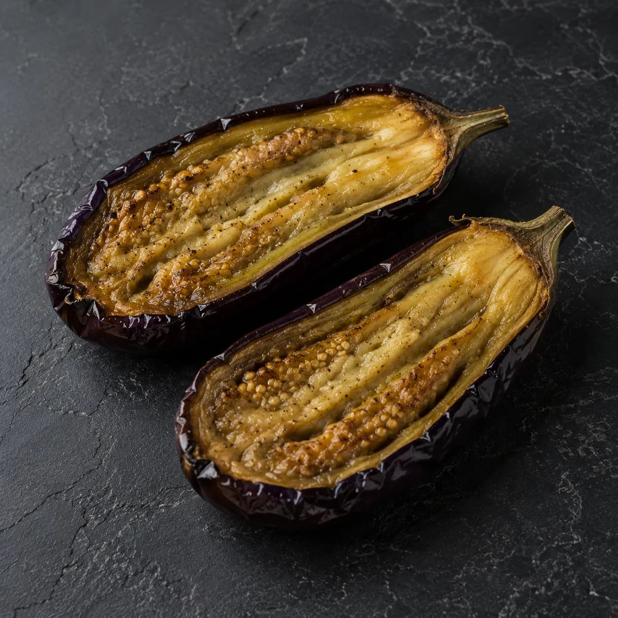 Aubergine, cuite