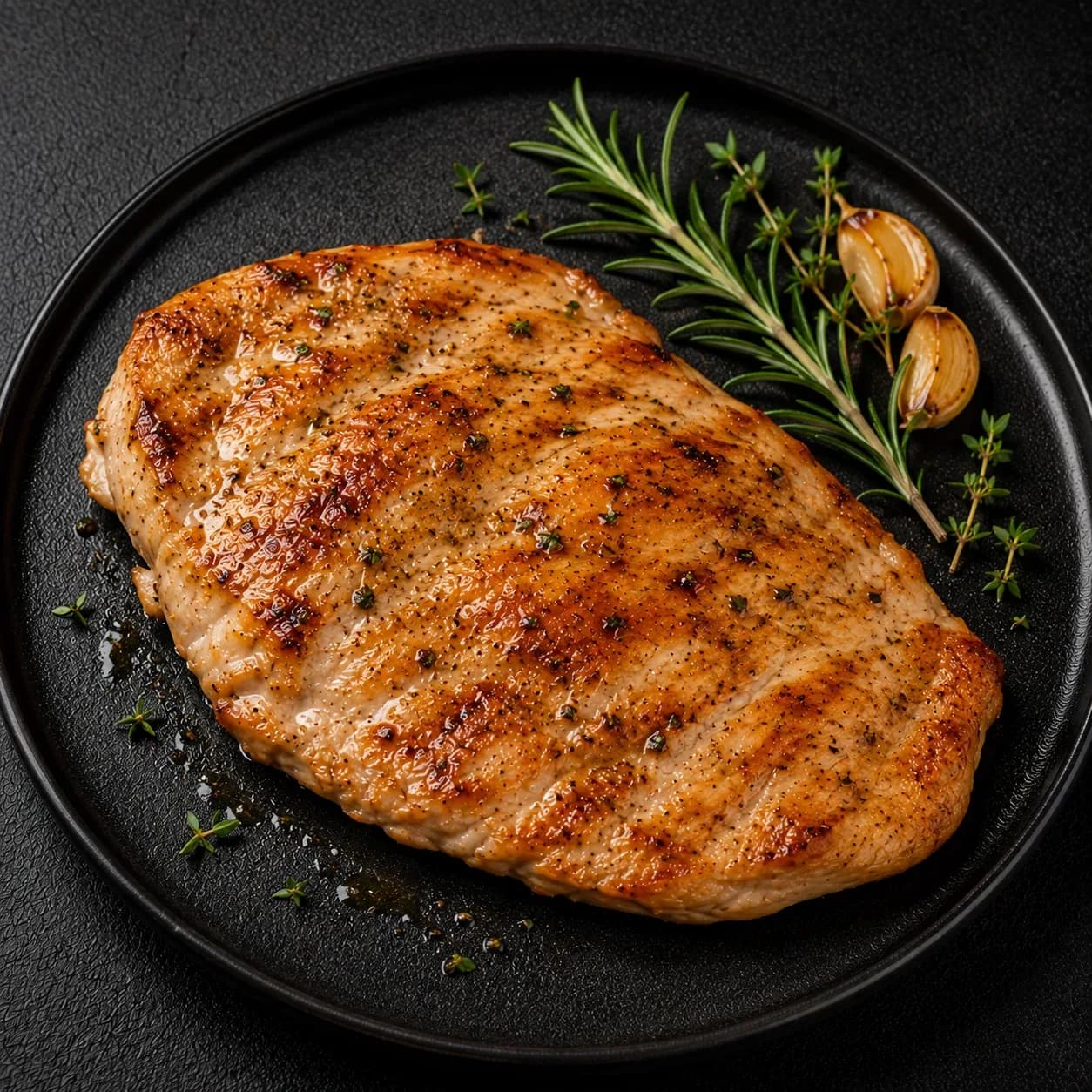 Escalope de dinde, rôtie