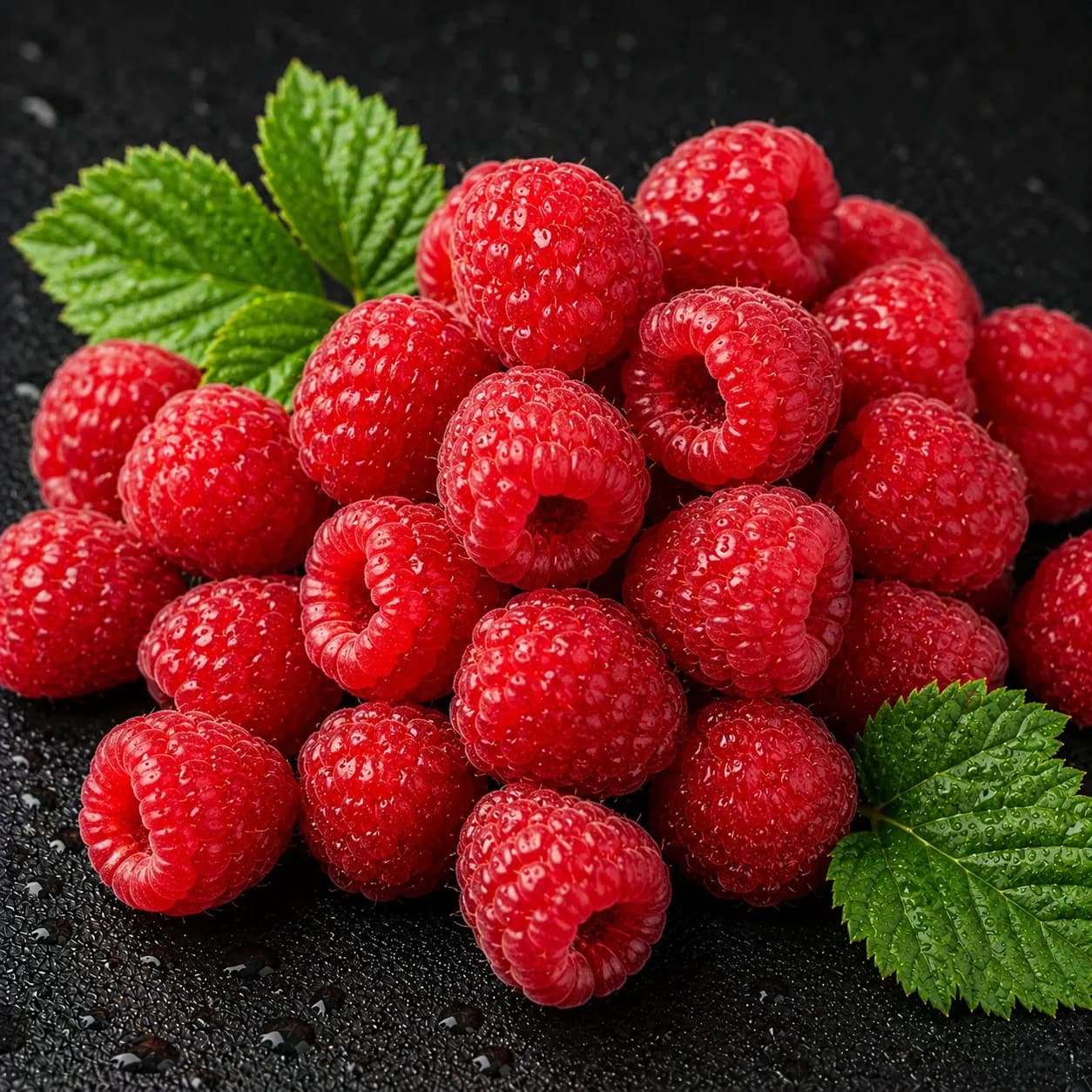 Framboises, crues