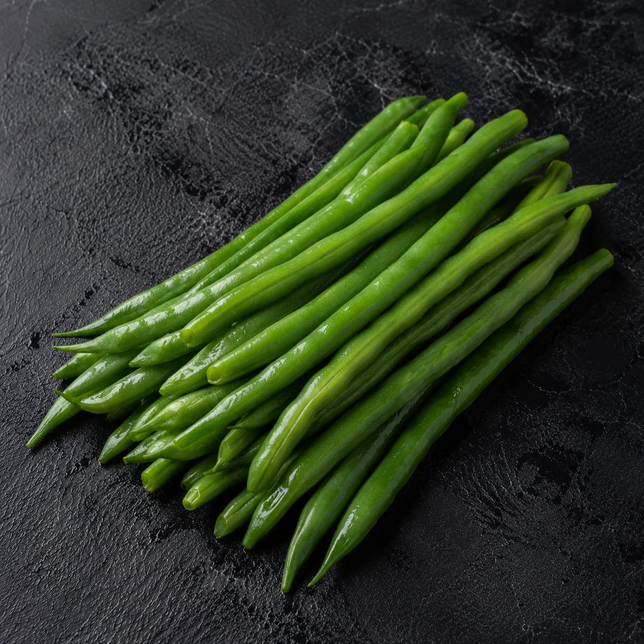 Haricots verts cuits