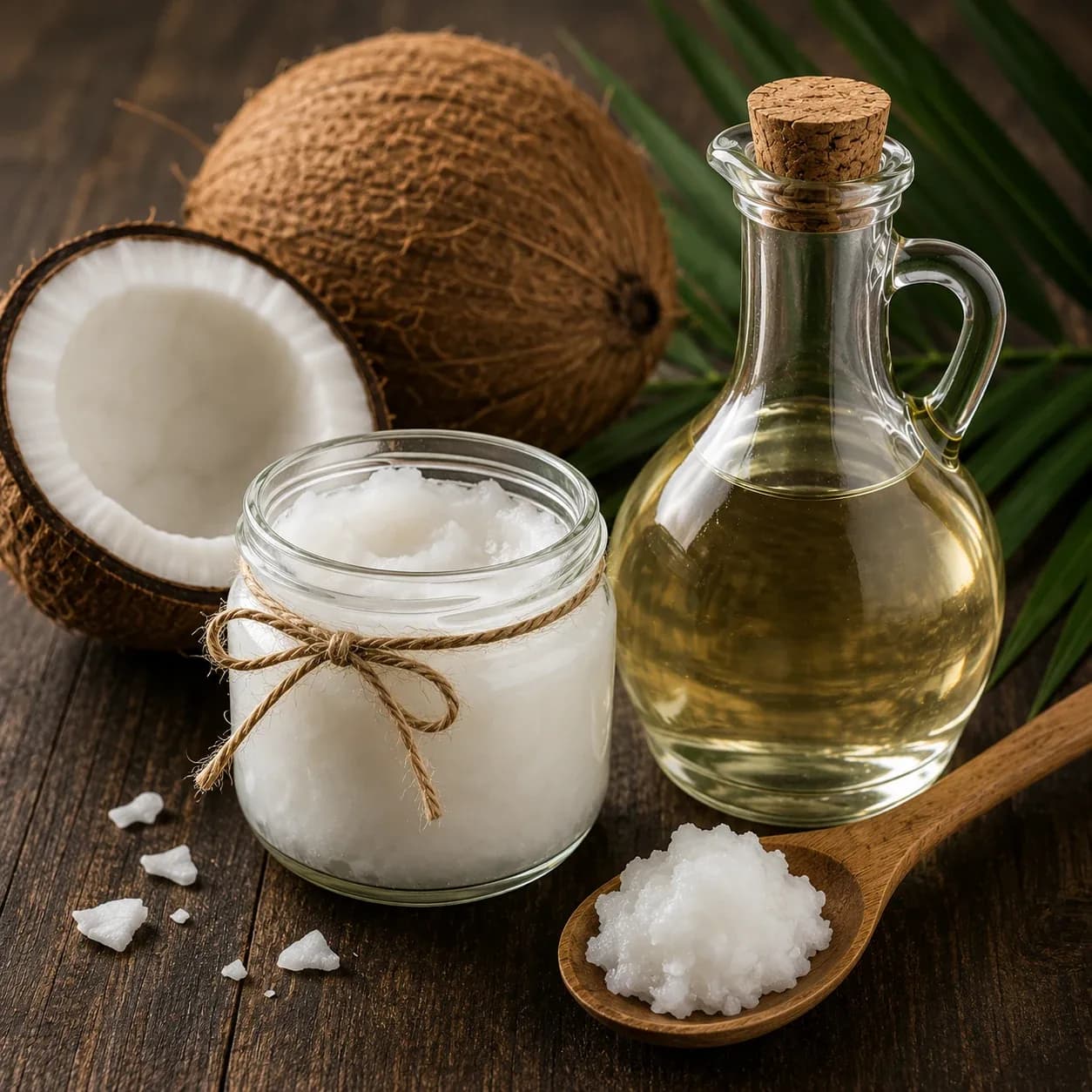 Huile de coco