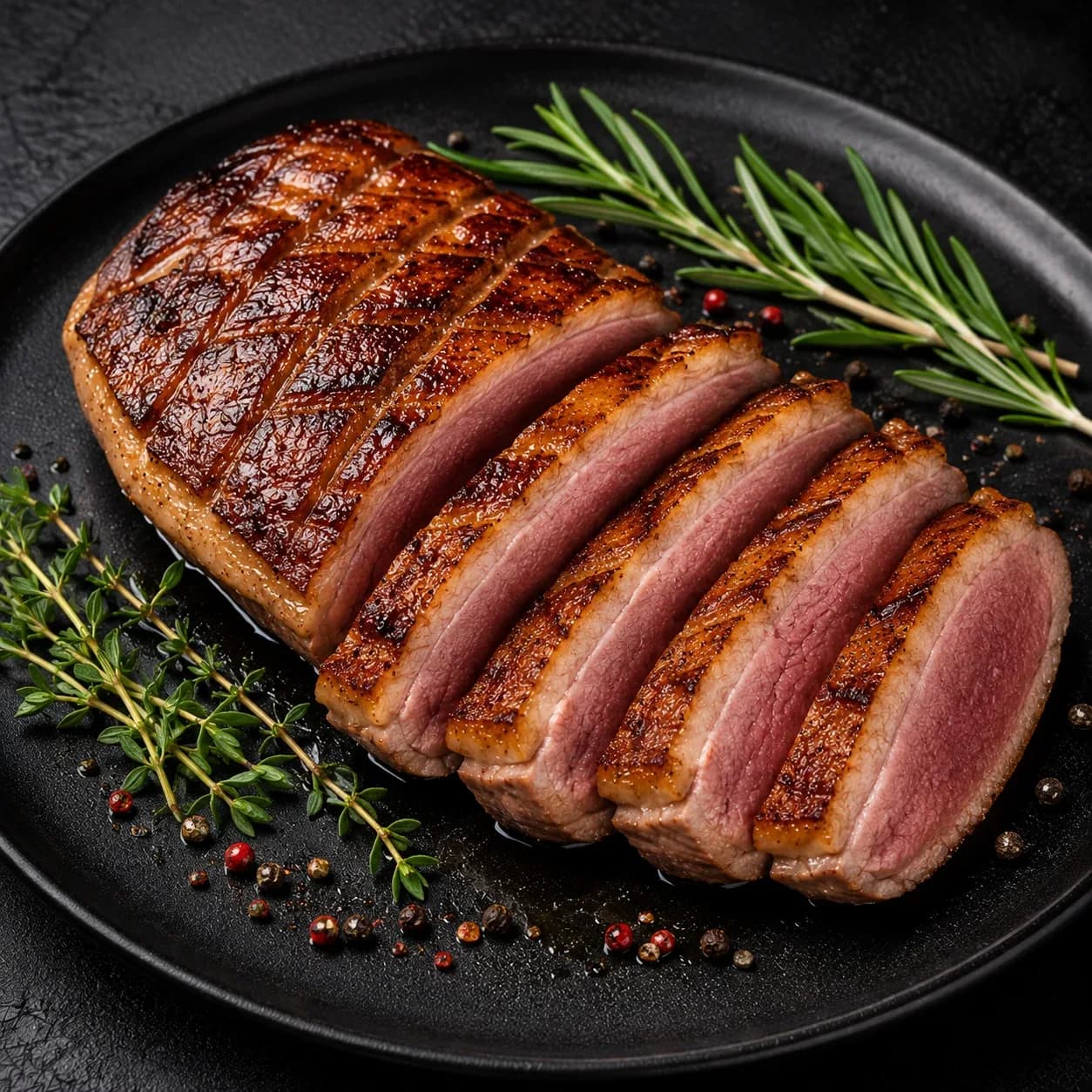 Magret de canard, grillé