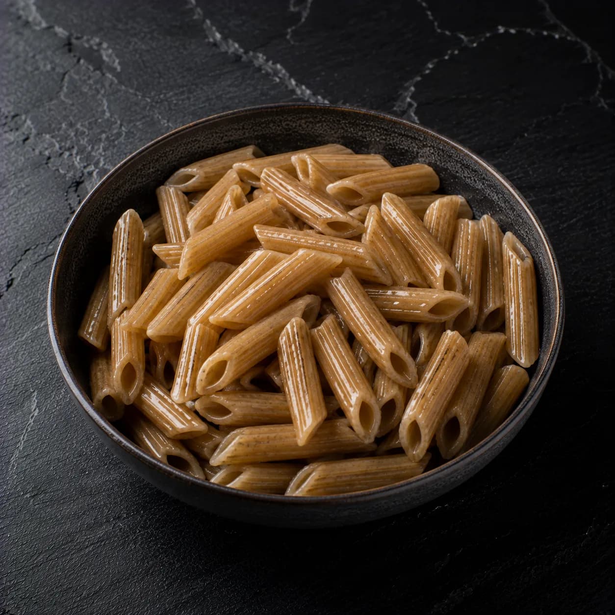 Pâtes complètes cuites