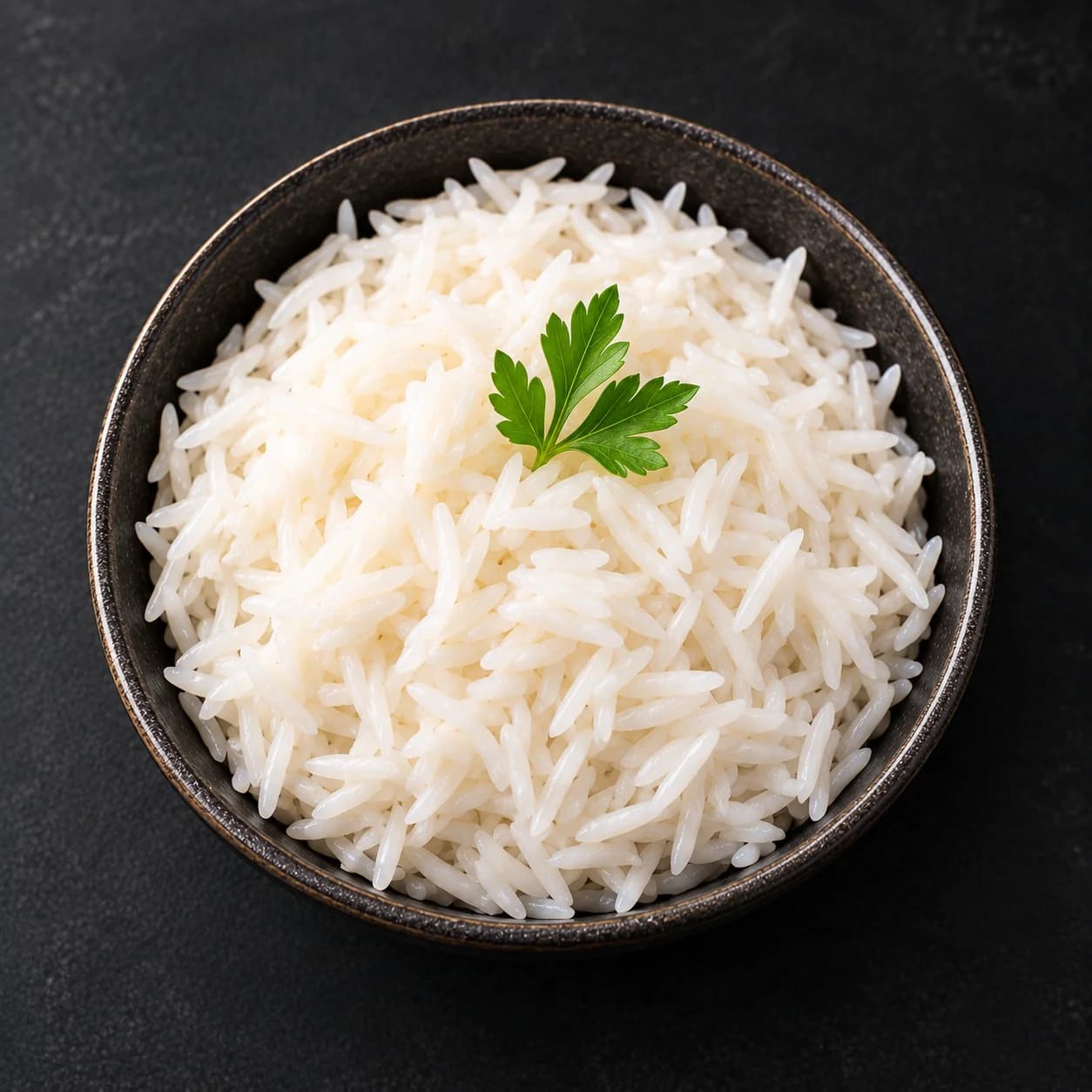 Riz basmati, cuit