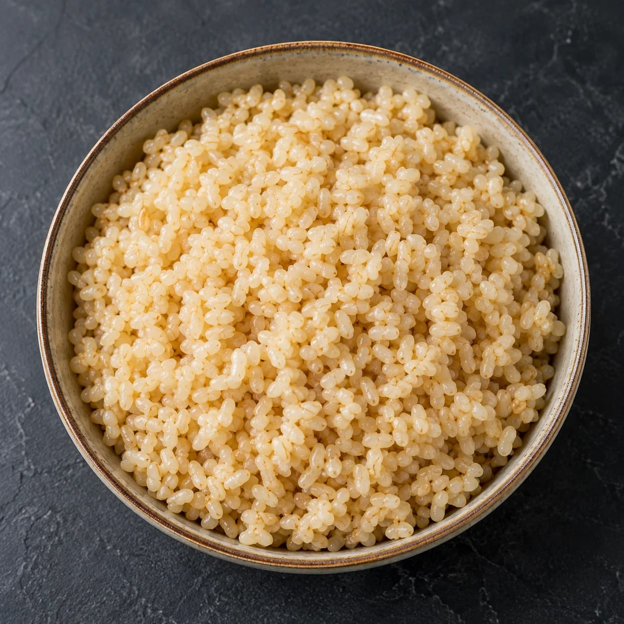 Riz semi-complet, cuit