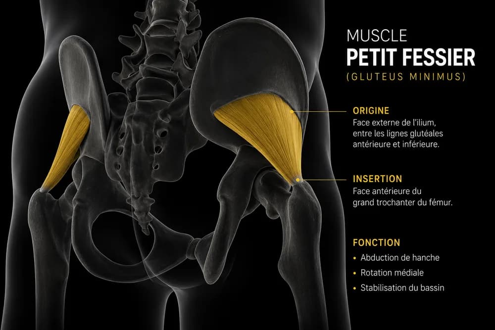 Schéma anatomique — Petit fessier