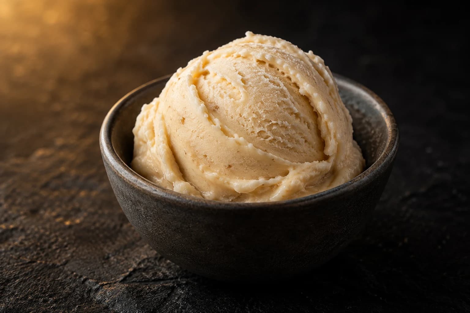 Glace protéinée banane (nice cream)