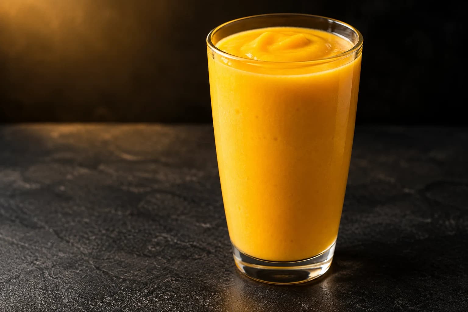 Smoothie mangue, whey et boisson d'avoine